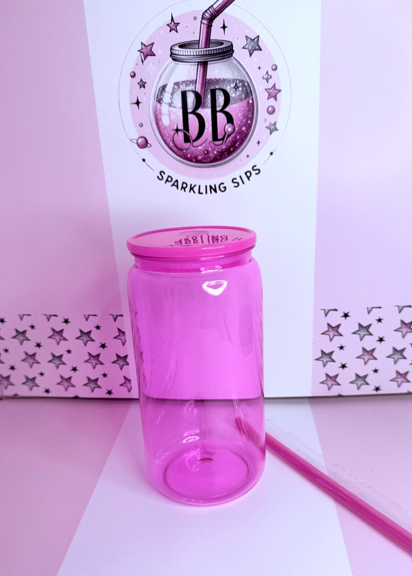Custom Full Coloured Can with coloured straw. PLEASE READ DESCRIPTION BEFORE PURCHASING