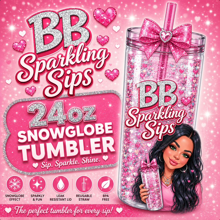 24oz Acrylic Snowglobe Tumblers