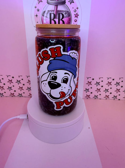 Slush Puppie 16oz acrylic Slushy Snowglobe cup