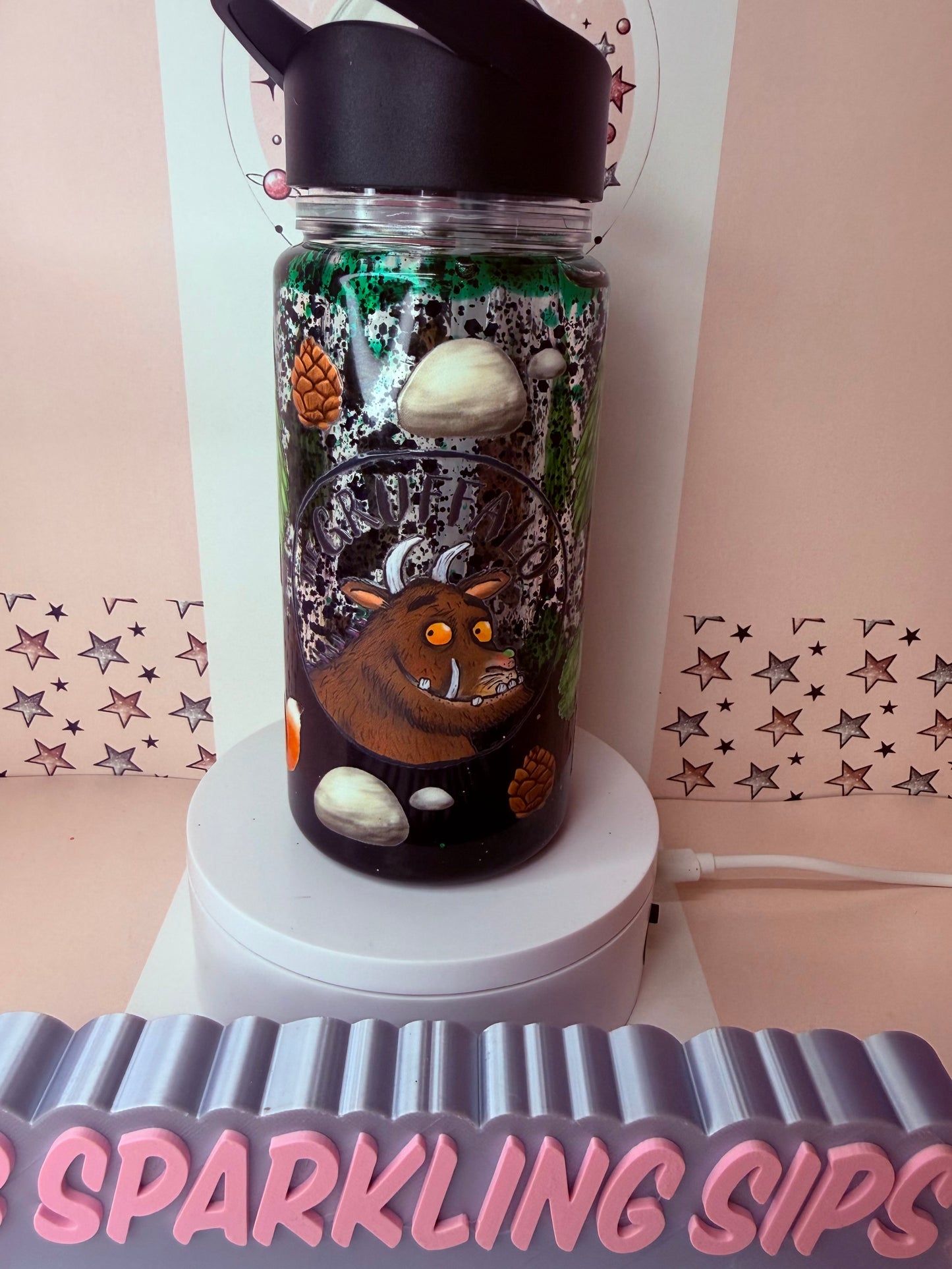 Gruffalo 10oz children’s lava drip bottle