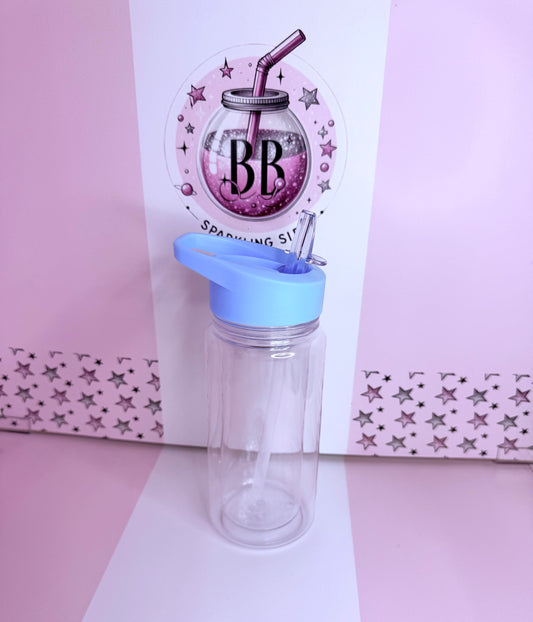 Custom 10oz Kids Snowglobe Bottle. PLEASE READ THE DESCRIPTION BEFORE PURCHASING