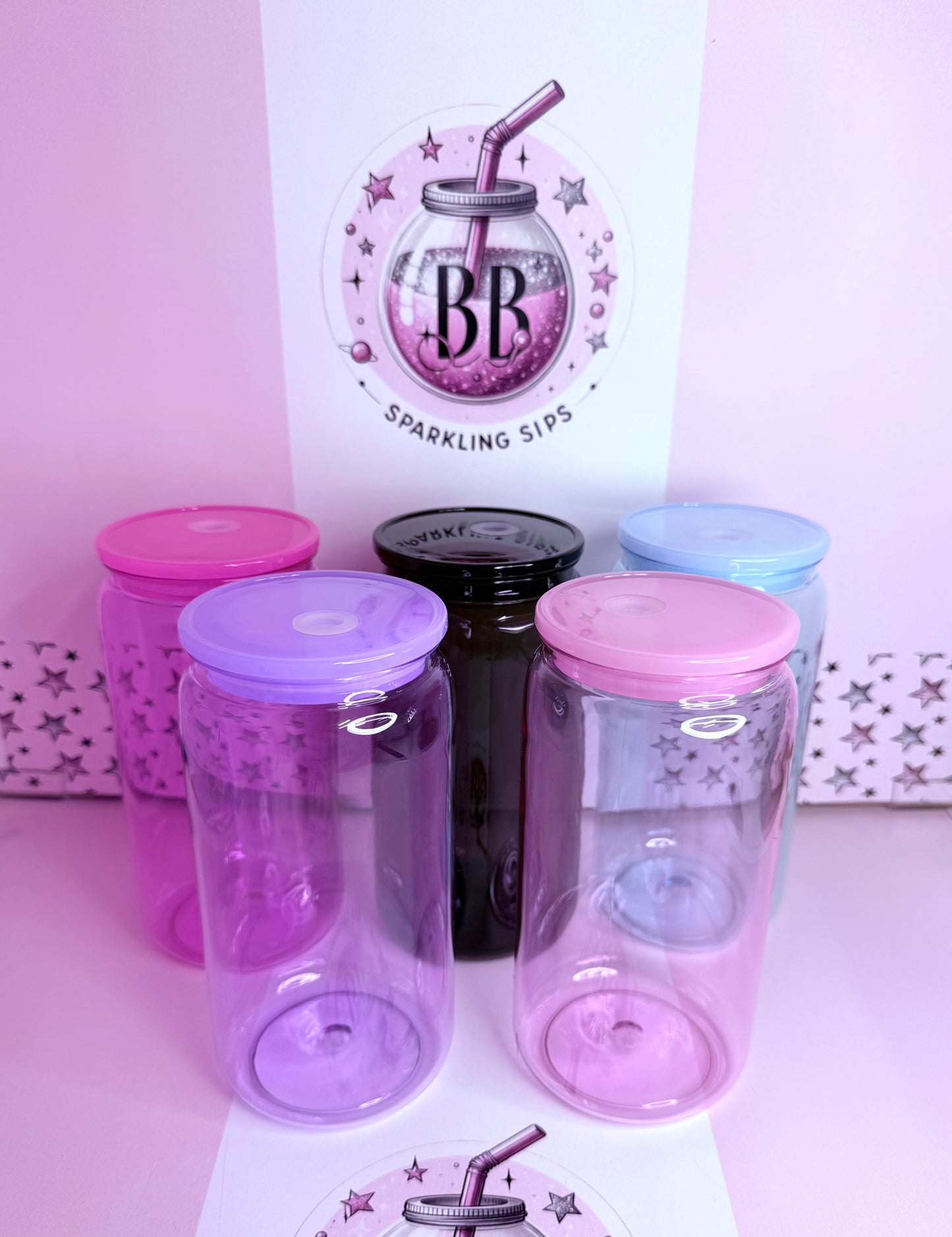 Custom Full Coloured Can with coloured straw. PLEASE READ DESCRIPTION BEFORE PURCHASING