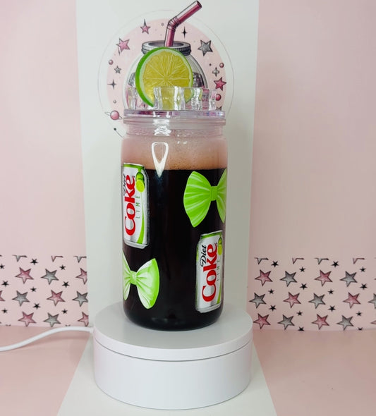 Diet Cola & Lime Snowglobe 16oz Cup
