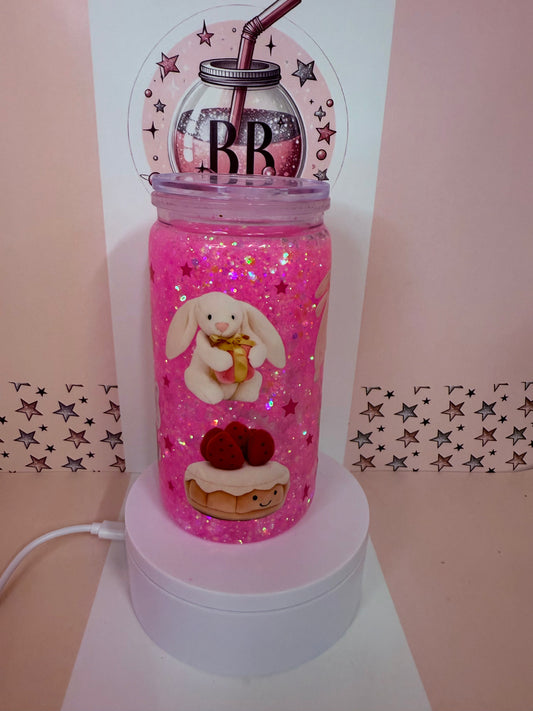 Jellycat 16oz glitter snowglobe cup