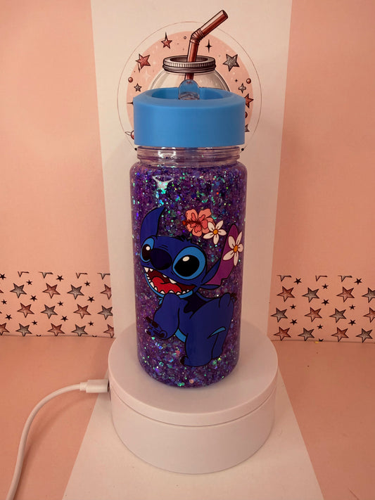 Stitch children’s 10oz glitter bottle