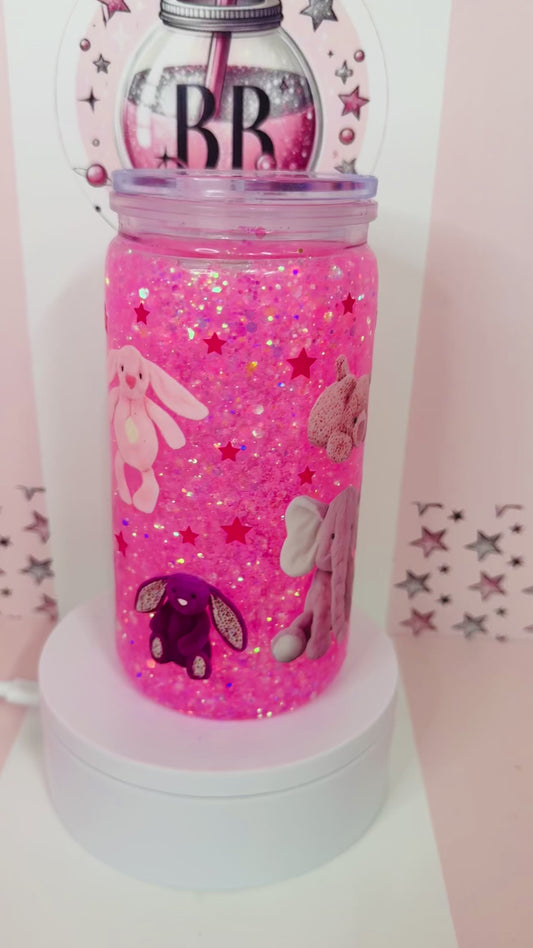 Jellycat 16oz glitter snowglobe cup