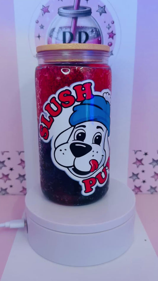 Slush Puppie 16oz acrylic Slushy Snowglobe cup