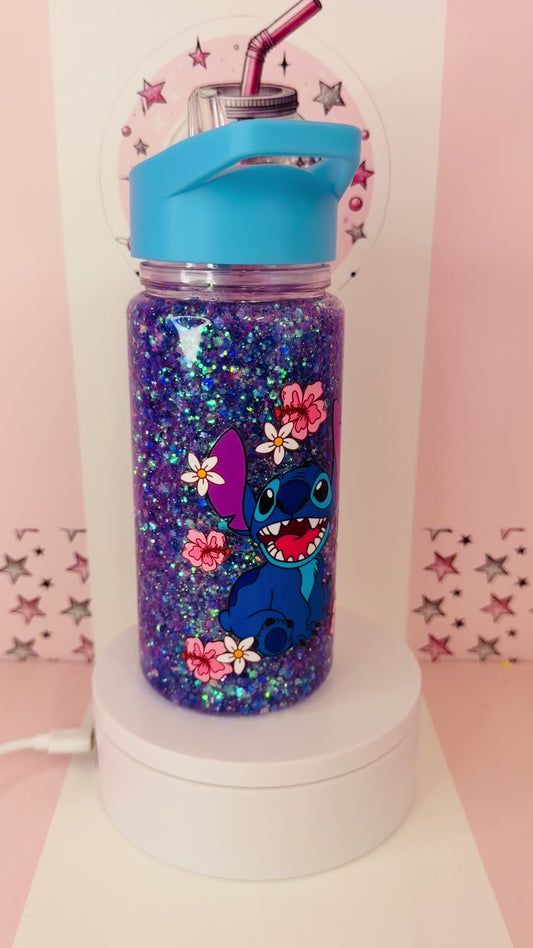 Stitch children’s 10oz glitter bottle